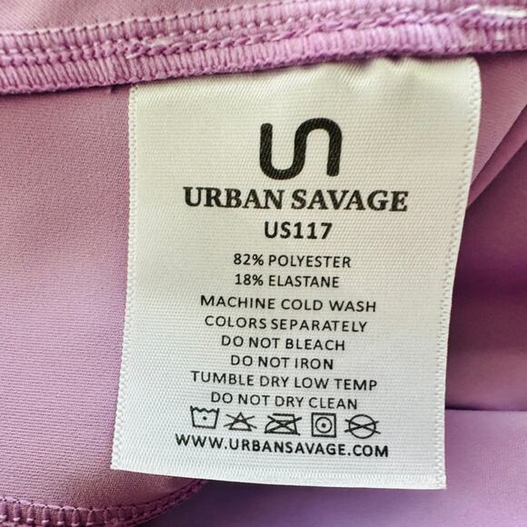 Urban Savage Ruffle Sleeveless Top Size Small Orchid Purple Pickleball Tennis - Picture 5 of 8